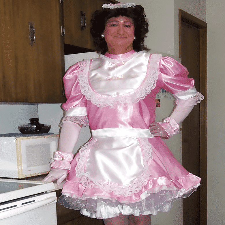 Hot man Man Wearing Sissy Dress and Looking girl