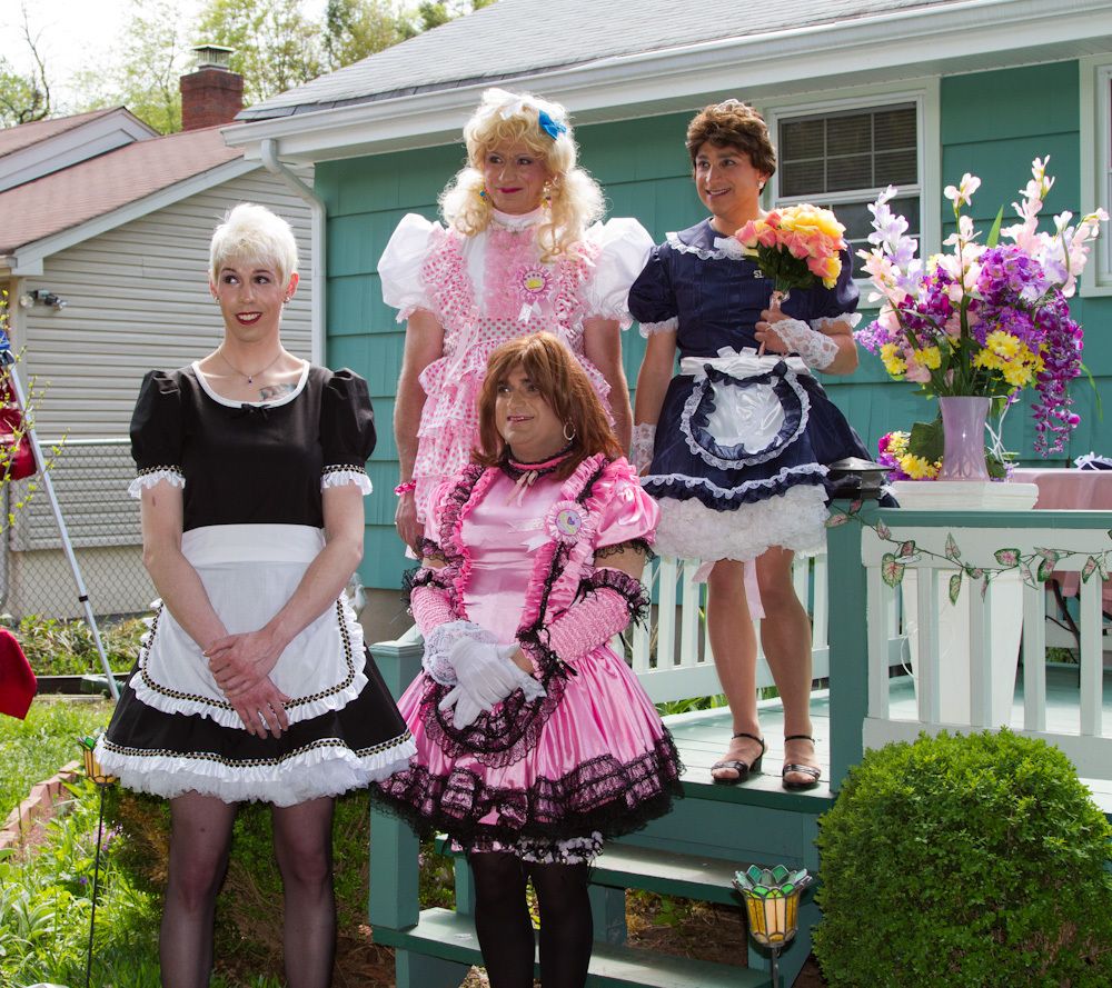 All Boys wearing the Sissy Maid Uniform