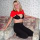 Pretty Sexy Girl Sitting On the Shoba with Hot Pose