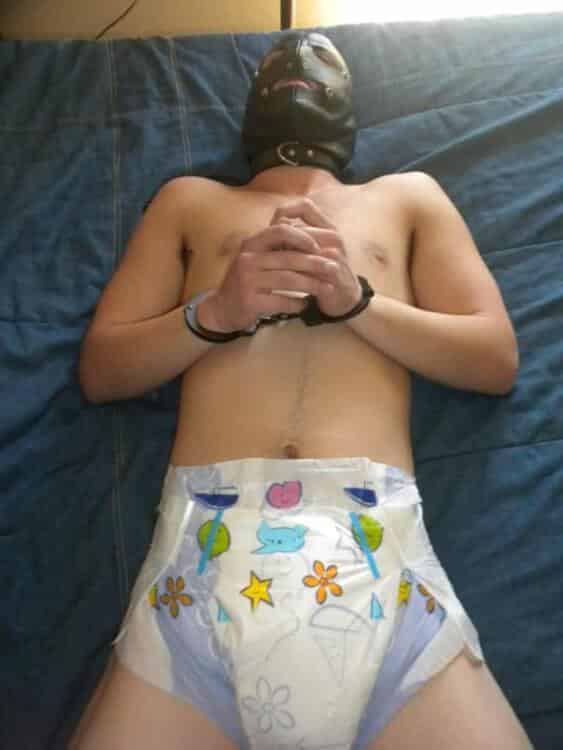 Gay Fetish XXX Male Diaper Bondage Sex