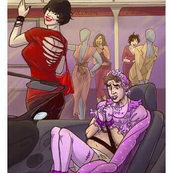 Sissy boy humiliated by femdom squad