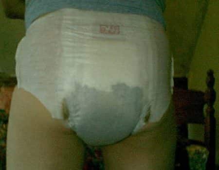 Messy Diaper Spanking