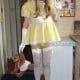 ABDL Pretty Adult People In Diaper and teddy
