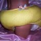 Naked teen wearing the waddle yellow diaper