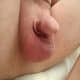 Man having the nude Naked Small Dick
