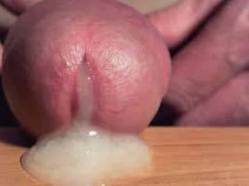 Male Ejaculation Close up with Big Penis Cumming