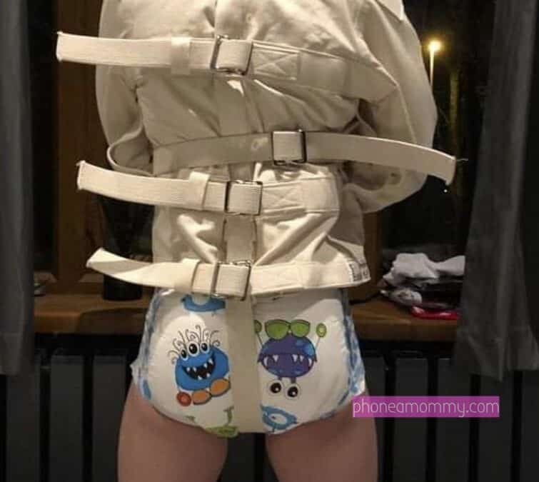 ABDL BOY IN RESTRAINTS