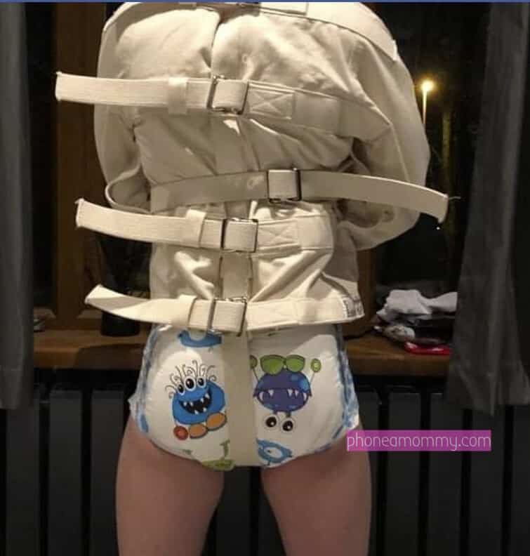 ABDL BOY IN RESTRAINTS