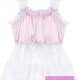 Pink and White Sissy Baby Cute Dress