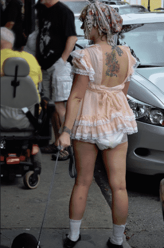ageplay, infantilism, diaper girl