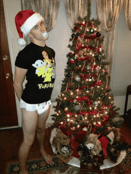 Adult baby diaper lover Abdl Christmas Milf taboo fetish