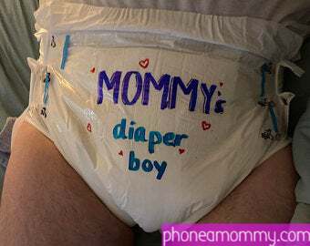 This Pictures Showing the boy adult diaper