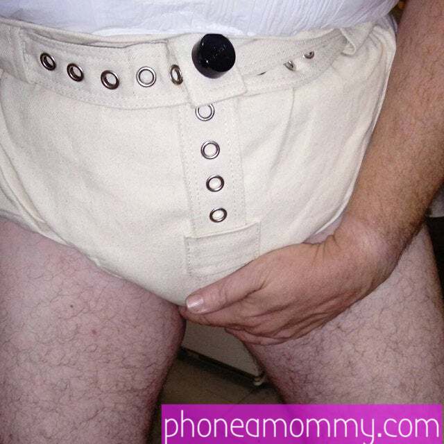 A men wearing the Bondage Diaper Pants