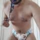 Men Shows His diaper and also sucking the nipple