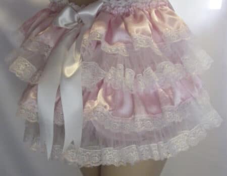 pink-white-lace-bows-skirt-sissy