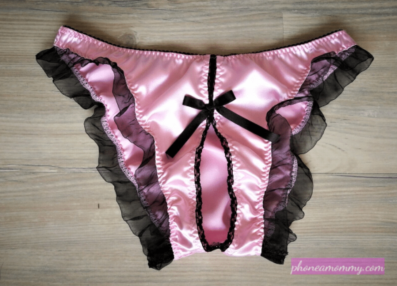 naughty sissy peekaboo panties