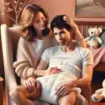 Mommy taking care of John in his diaper therapy part 1