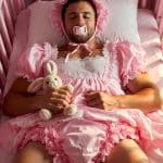 feminized sissy baby feels relaxed
