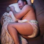 abdl wearing comfy diapers